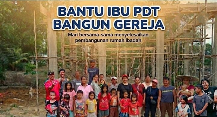 BANTU IBU PENDETA BANGUN GEREJA
